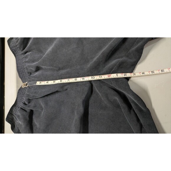 Alfred Dunner Pants Womens 14 Black Gray Corduroy Straight Leg w/Pockets Casual - Picture 5 of 9